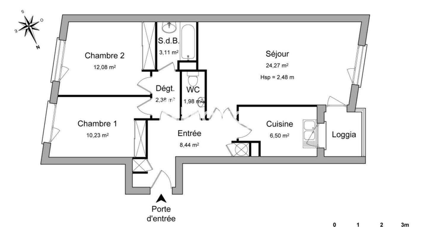 Maison à louer, 69m², ISSY LES MOULINEAUX