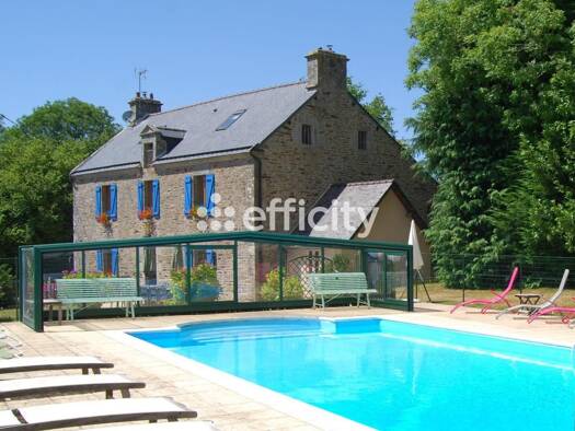 Maison à vendre 472 000 € 10 pièces 8 chambres 268 m² 2 500 m² de terrain Sud Languidic 56440
