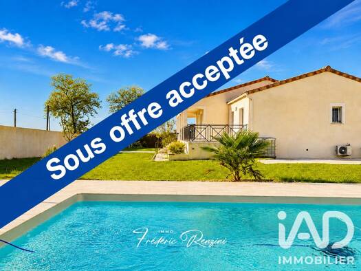 Maison de plain-pied à vendre 315 000 € 7 pièces 4 chambres 160 m² 1 400 m² de terrain Pezens 11170