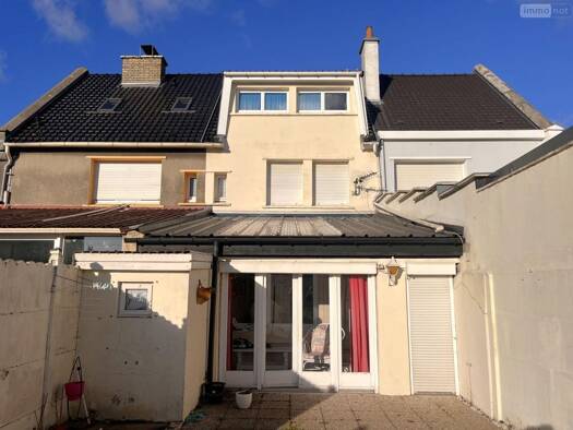 Maison à vendre 183 750 € 4 pièces 3 chambres 103 m² 412 m² de terrain Cité des Cheminots-Cural Cappelle-la-Grande 59180