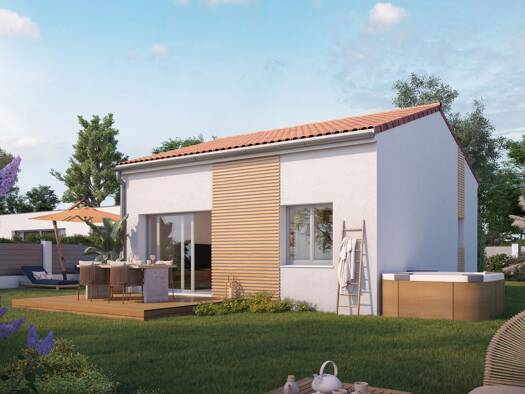 Terrain avec maison neuve à vendre 142 500 € 2 pièces 1 chambre 44 m² 315 m² de terrain Thézan-des-Corbières 11200