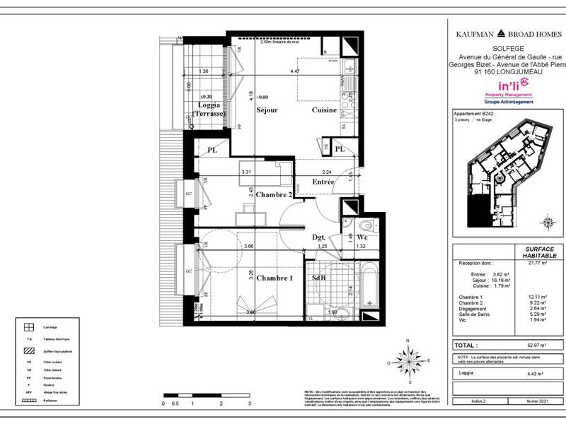 Maison à louer, 53m², LONGJUMEAU