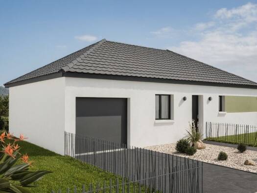 Terrain avec maison neuve à vendre 276 900 € 4 pièces 3 chambres 81 m² 506 m² de terrain Zaessingue 68130