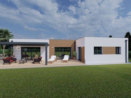 Terrain avec maison neuve à vendre 577 200 € 5 pièces 3 chambres 129 m² 1 300 m² de terrain Trégastel 22730