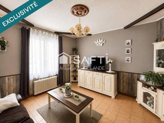 Maison à vendre 75 000 € 3 pièces 2 chambres 72 m² 164 m² de terrain Le Vermandois Saint-Quentin 02100
