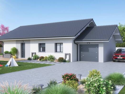 Terrain avec maison neuve à vendre 258 600 € 5 pièces 4 chambres 90 m² 730 m² de terrain Cressin-Rochefort 01350