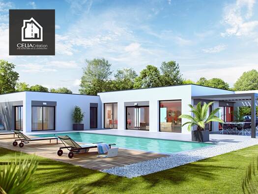 Terrain avec maison neuve à vendre 368 100 € 4 pièces 3 chambres 105 m² 600 m² de terrain Pompertuzat 31450