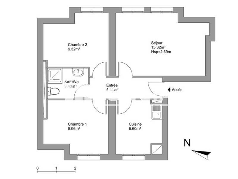 Maison à louer, 53m², BREST