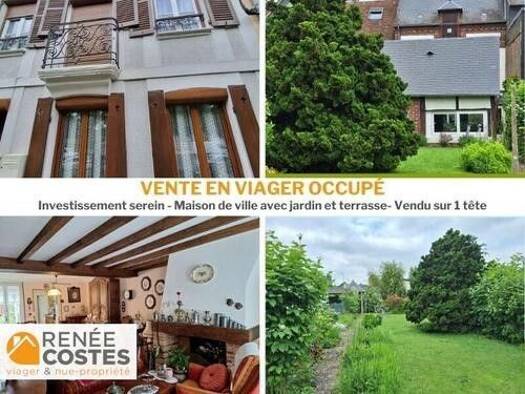 Maison en viager occupé Bouquet 28 650 € 3 pièces 2 chambres 80 m² 247 m² de terrain Centre Ville Gournay-en-Bray 76220