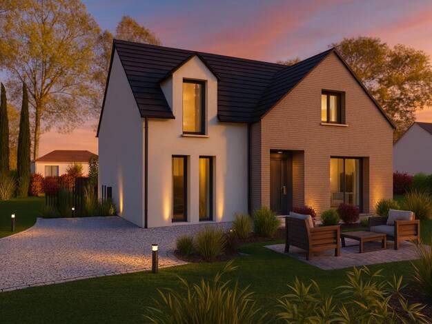 Terrain avec maison neuve à vendre 373 000 € 4 pièces 3 chambres 104,4 m² Ballancourt-sur-Essonne 91610