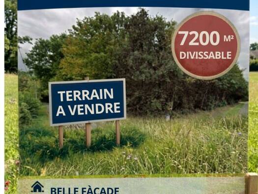 Terrain constructible à vendre 73 900 € 7 209 m² de terrain Presly 18380
