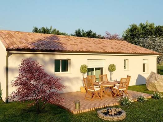 Terrain avec maison neuve à vendre 153 863 € 5 pièces 3 chambres 84 m² 1 725 m² de terrain Oradour-sur-Glane 87520