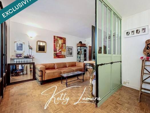 Appartement à vendre 269 000 € 3 pièces 2 chambres 56 m² RDC RER-Lombart Fontenay-aux-Roses 92260