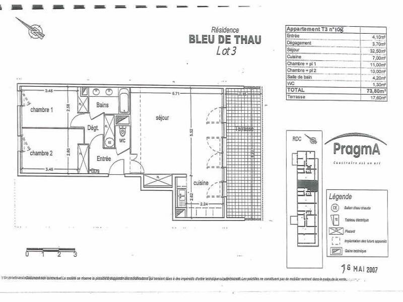 Maison à louer, 74m², BALARUC LES BAINS