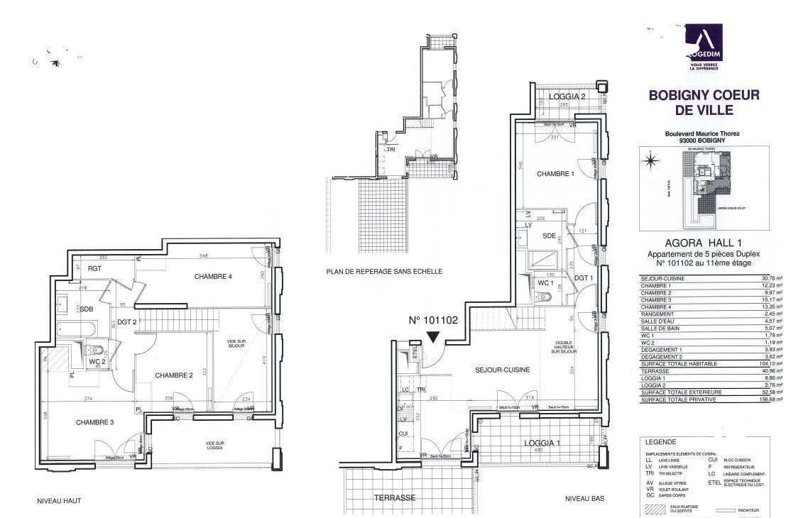 Maison à louer, 103m², BOBIGNY
