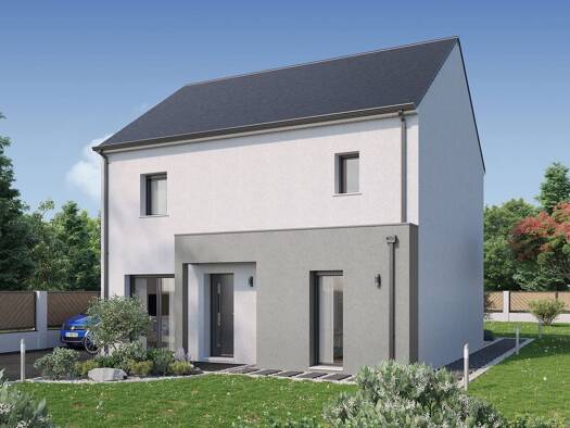 Terrain avec maison neuve à vendre 211 715 € 5 pièces 4 chambres 113 m² 319 m² de terrain Chapelle-Chaussée 35630