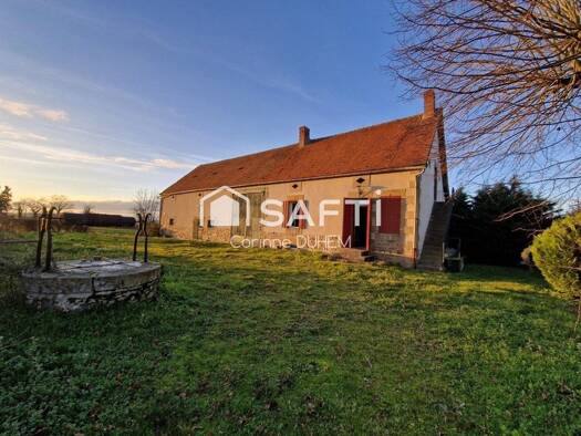 Maison à vendre 86 000 € 4 pièces 2 chambres 85 m² 1 300 m² de terrain Voussac 03140