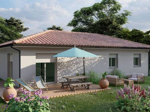 Terrain avec maison neuve à vendre 245 000 € 4 pièces 3 chambres 85 m² 593 m² de terrain Magescq 40140