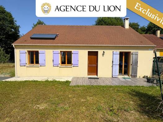 Maison de plain-pied à vendre 159 500 € 5 pièces 3 chambres 87 m² 643 m² de terrain La Loupe 28240