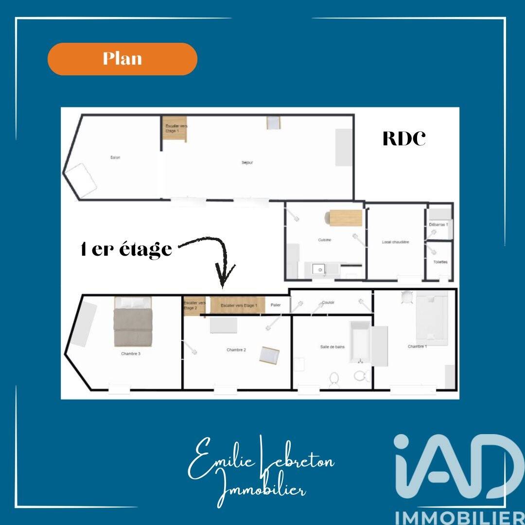 Maison à vendre, 106m², FLEURY SUR ANDELLE