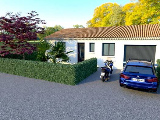 Terrain avec maison neuve à vendre 253 400 € 4 pièces 3 chambres 95 m² 400 m² de terrain Zone Nord Saint-Gilles 30800
