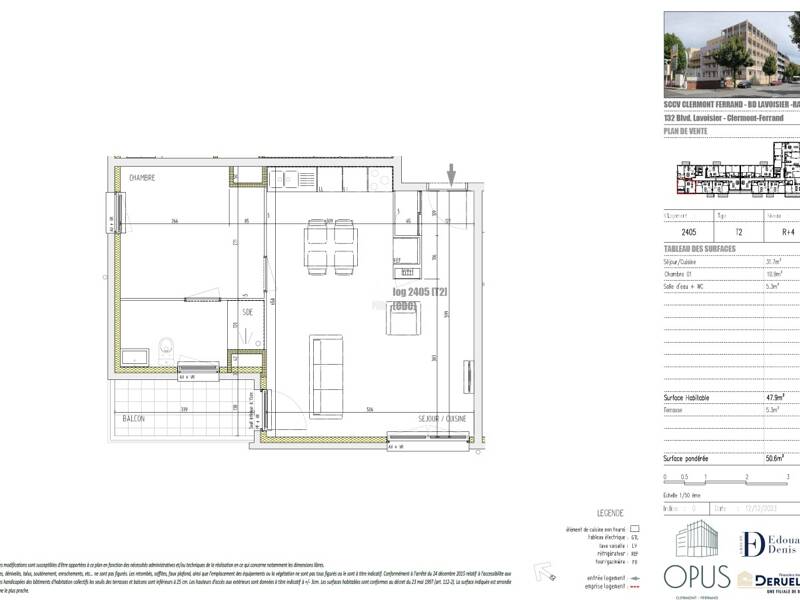 Maison à louer, 48m², CLERMONT FERRAND