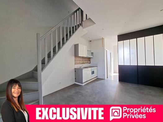 Duplex à vendre 76 000 € 2 pièces 1 chambre 38,36 m² Étage 1/1 Le Marais-Les Canaux Riorges 42153