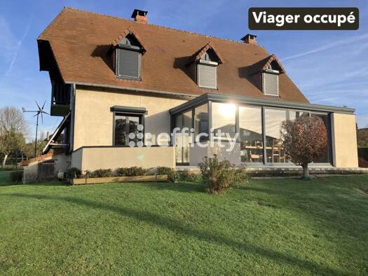 Maison de ville en viager Bouquet 39 000 € 7 pièces 4 chambres 146 m² 2 178 m² de terrain Houppeville 76770