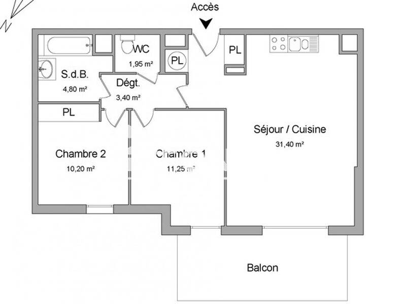 Maison à louer, 63m², MARSEILLE 13E