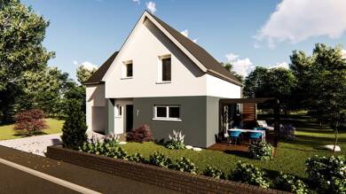 Terrain avec maison neuve à vendre 447 400 € Meyenheim 68890