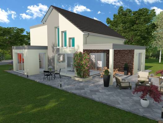 Terrain avec maison neuve à vendre 326 244 € 4 pièces 3 chambres 121 m² 947 m² de terrain Massingy-lès-Semur 21140