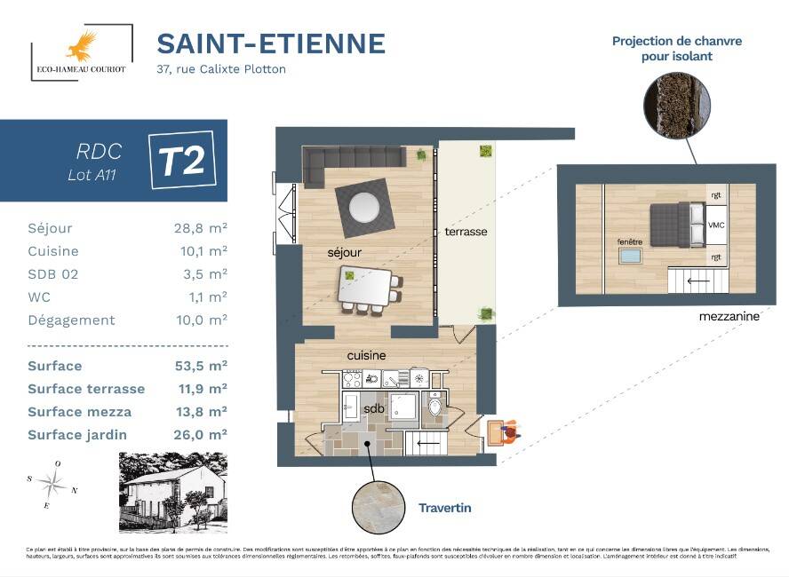 Maison à vendre, 38m², SAINT ETIENNE