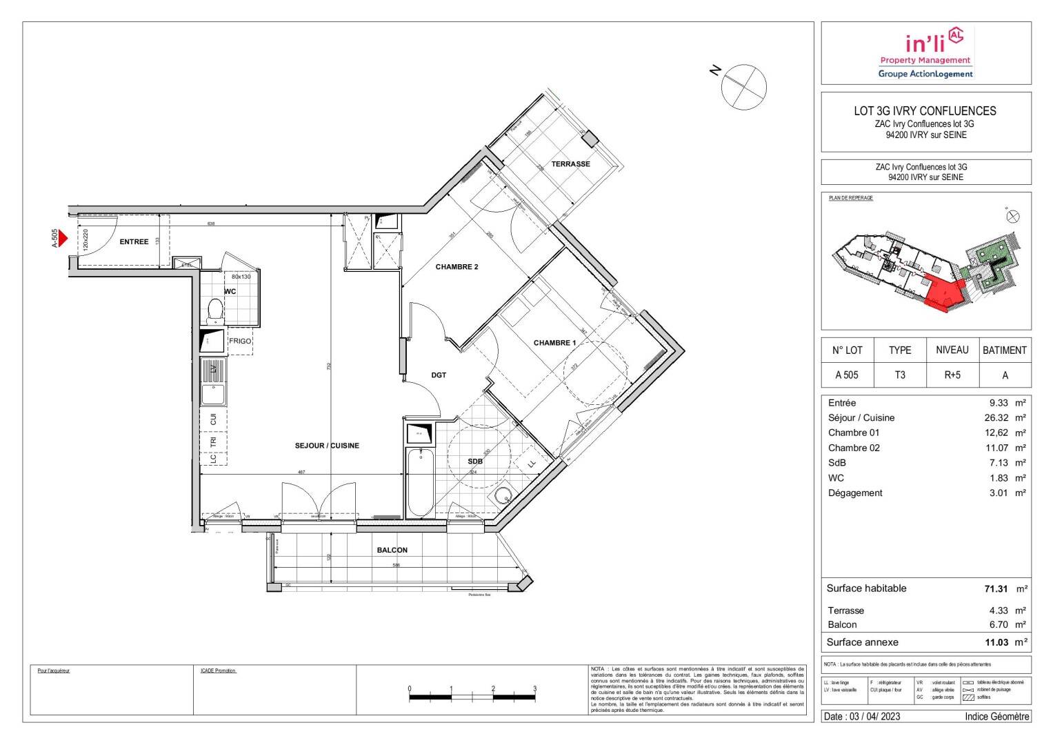 Maison à louer, 71m², IVRY SUR SEINE