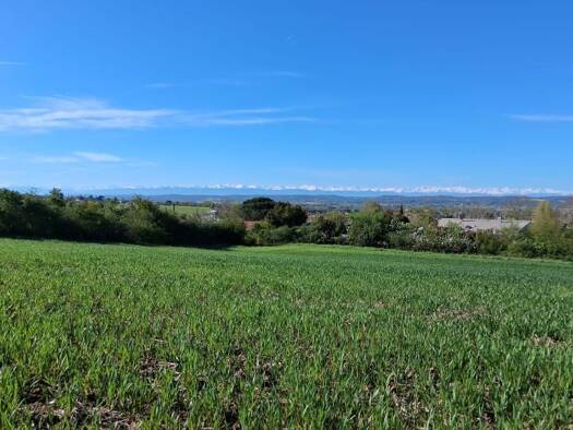 Terrain constructible viabilisé à vendre 75 000 € 550 m² de terrain Sud Ouest Auterive 31190