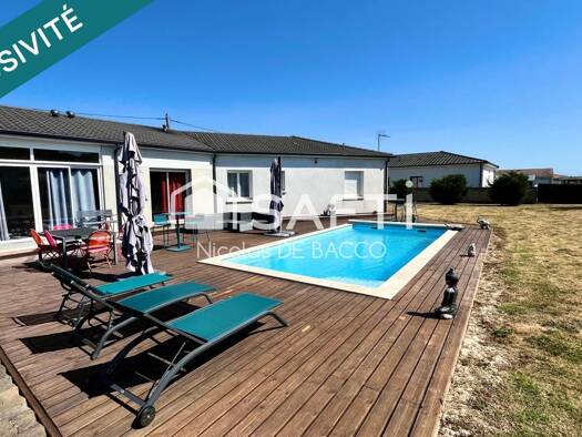 Maison à vendre 295 000 € 5 pièces 4 chambres 110 m² 1 398 m² de terrain Le Mas-d'Agenais 47430