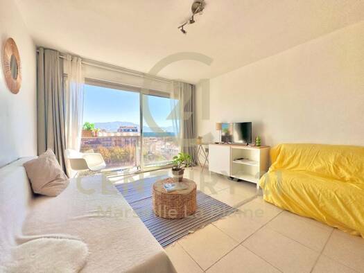 Appartement à vendre 130 000 € 1 pièce 26 m² Étage 7/8 Thiers Marseille 1er 13001