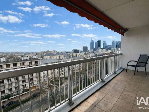 Appartement à vendre 495 000 € 3 pièces 2 chambres 70 m² Étage 8/12 Hôtel de Ville Courbevoie 92400