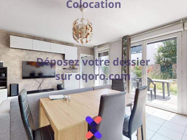 Colocation à louer 480 € 5 pièces 4 chambres 81 m² RDC Pinot Blagnac 31700