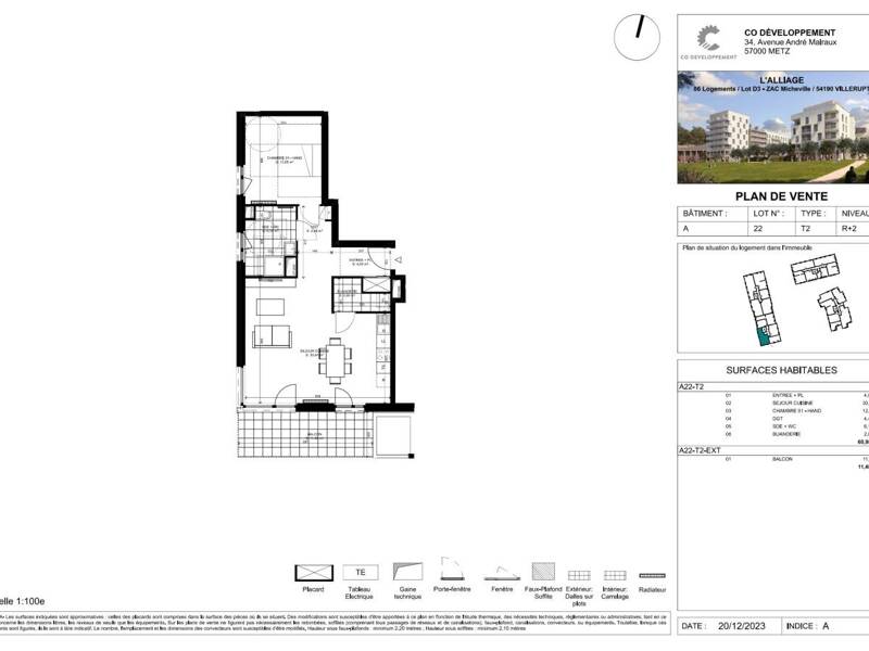 Maison à louer, 61m², VILLERUPT