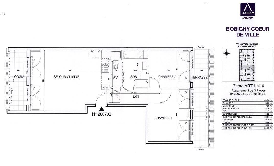 Maison à louer, 68m², BOBIGNY