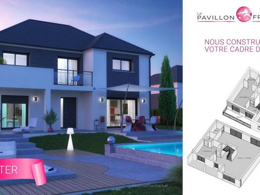 Terrain avec maison neuve à vendre 410 000 € 5 pièces 4 chambres 140 m² 508 m² de terrain Thomery 77810