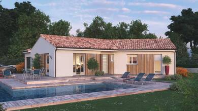 Maison de plain-pied à vendre 189 185 € 5 pièces 3 chambres 95 m² 1 765 m² de terrain La Coquille 24450