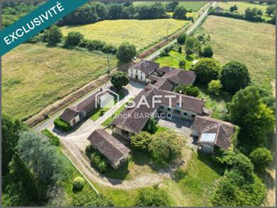 Demeure à vendre 390 000 € 9 pièces 7 chambres 214 m² 126 766 m² de terrain Cazaubon 32150