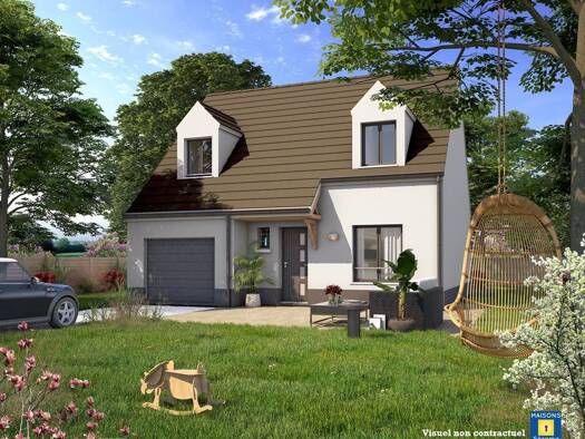 Terrain avec maison neuve à vendre 382 645 € 4 pièces 3 chambres 90 m² 449 m² de terrain Saulx-les-Chartreux 91160