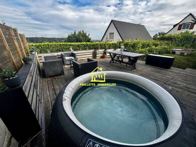 Maison de plain-pied à vendre 269 000 € 4 pièces 3 chambres 95 m² 386 m² de terrain Montivilliers 76290