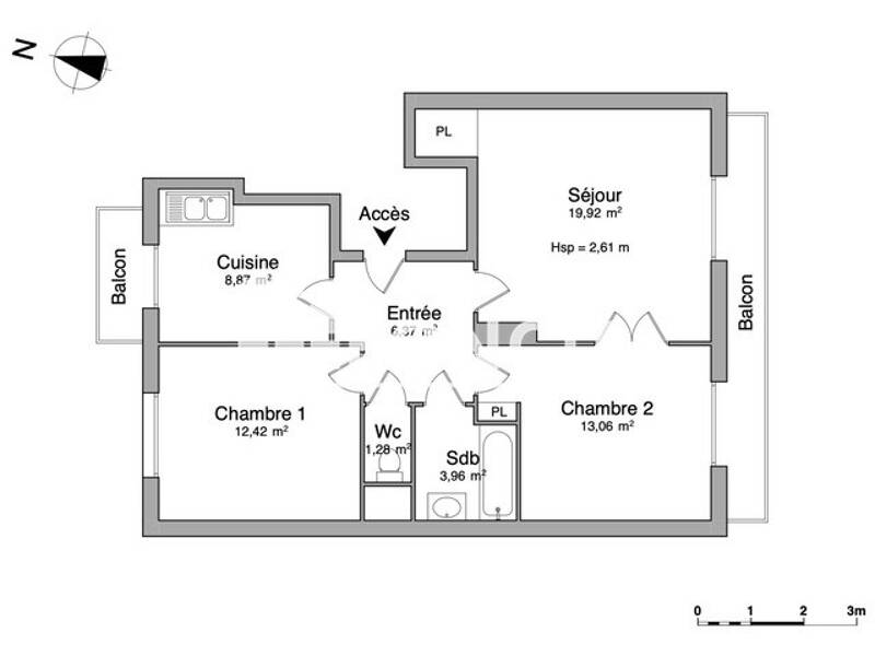 Maison à louer, 66m², GRENOBLE