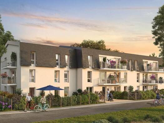 Appartement à vendre - neuf 144 000 € 2 pièces 1 chambre 36,8 m² 1er étage Équemauville 14600