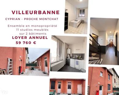 Immeuble à vendre 1 145 000 € 200 m² Villeurbanne 69100