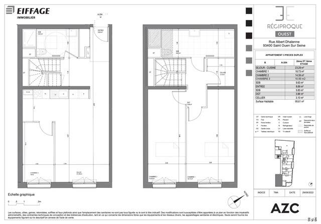 Maison à louer, 100m², SAINT OUEN