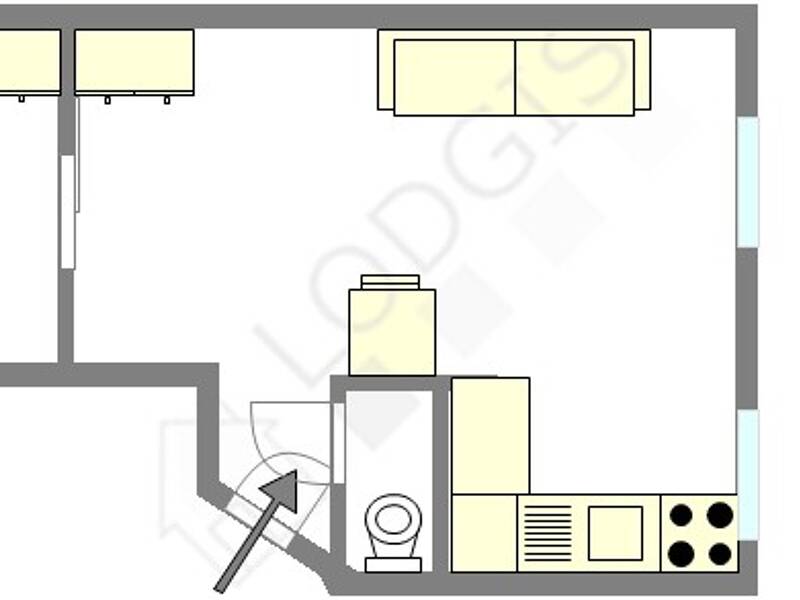 Maison à louer, 19m², PARIS 3E